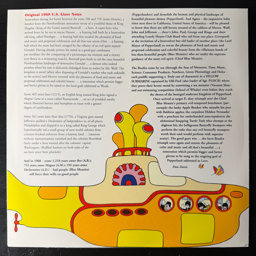 The Beatles - Yellow Submarine (Европа 2012г.)
