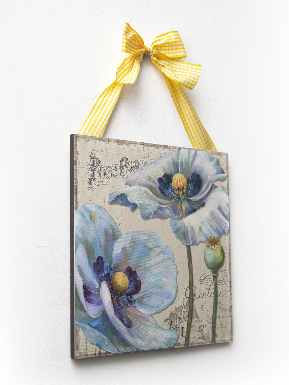 Панно на стену для интерьера набор 4 шт "Лаванда"