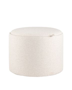 Пуф с ящиком Хюгге L букле бежевый