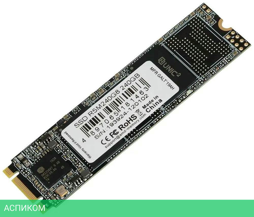 SSD диск AMD SATA III 240Gb (R5M240G8)