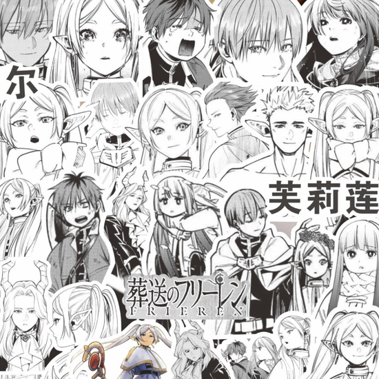 Наклейки для стикер бомбинга Buried Fulian черно-белый, (70 шт.)