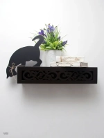 Полка настенная навесная 60 см