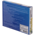 Гирлянда для дома на батарейках 2,2м 20 ламп LED от 2*АА, прозрач.провод, IP-20, Синий