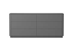 Комод Tammi 6 ящиков ширина 170 см (серый)