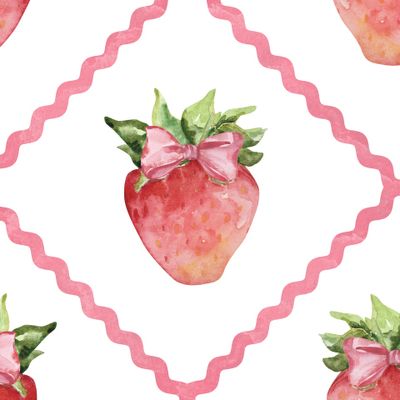 Клубника с бантом