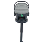 Автолюлька Indigo Minky I-Size с базой 0+ (40-87см) светло-серый