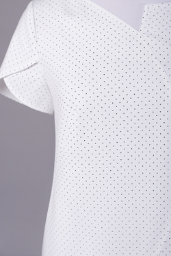 Платье женское 1825ЮПб, горох #259Ги051825ЮПб