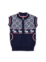 Жилет вязаный