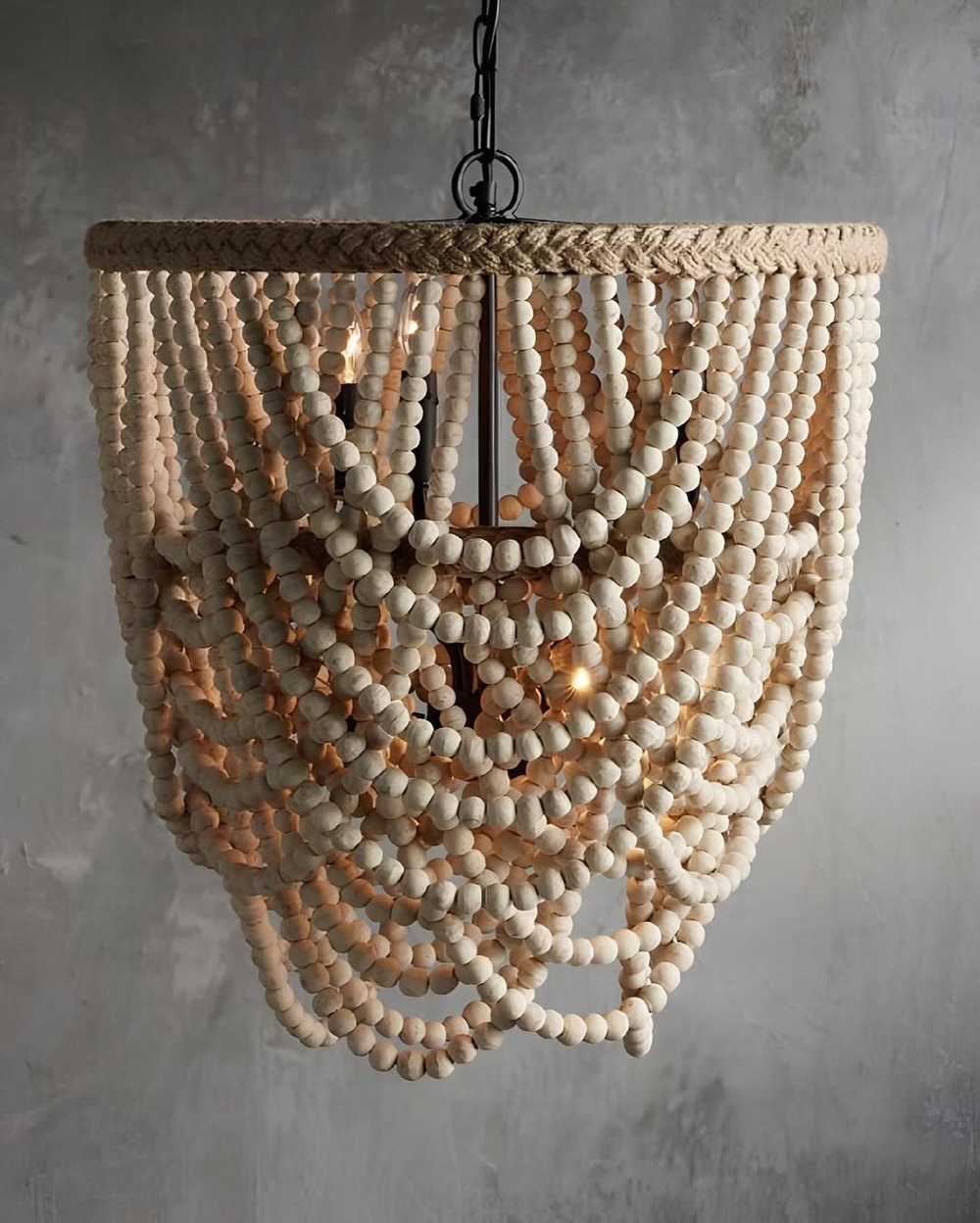 Серия люстр в стиле boho ручной работы 🌿