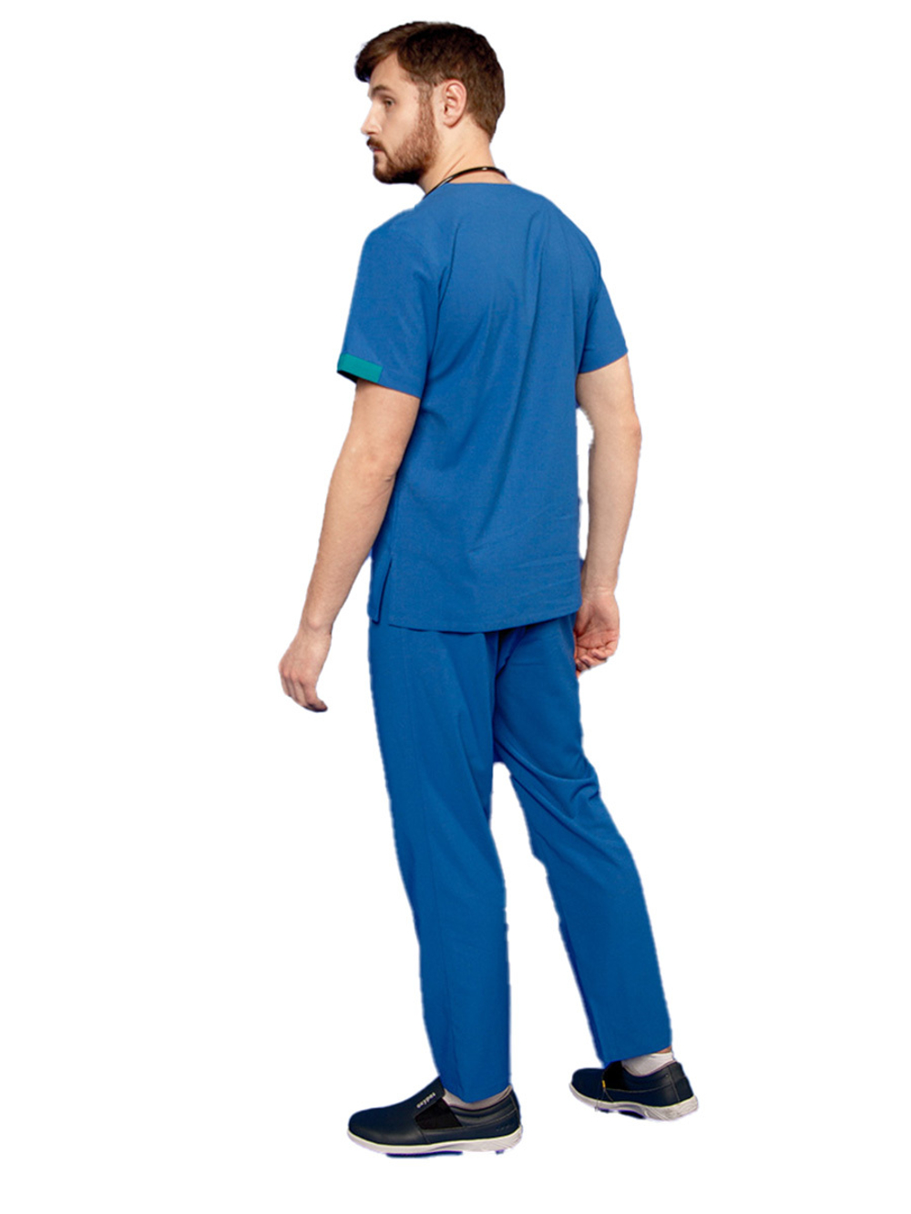 Брюки медицинские женские Pulse R122 с эластичным поясом, коралловый, 50