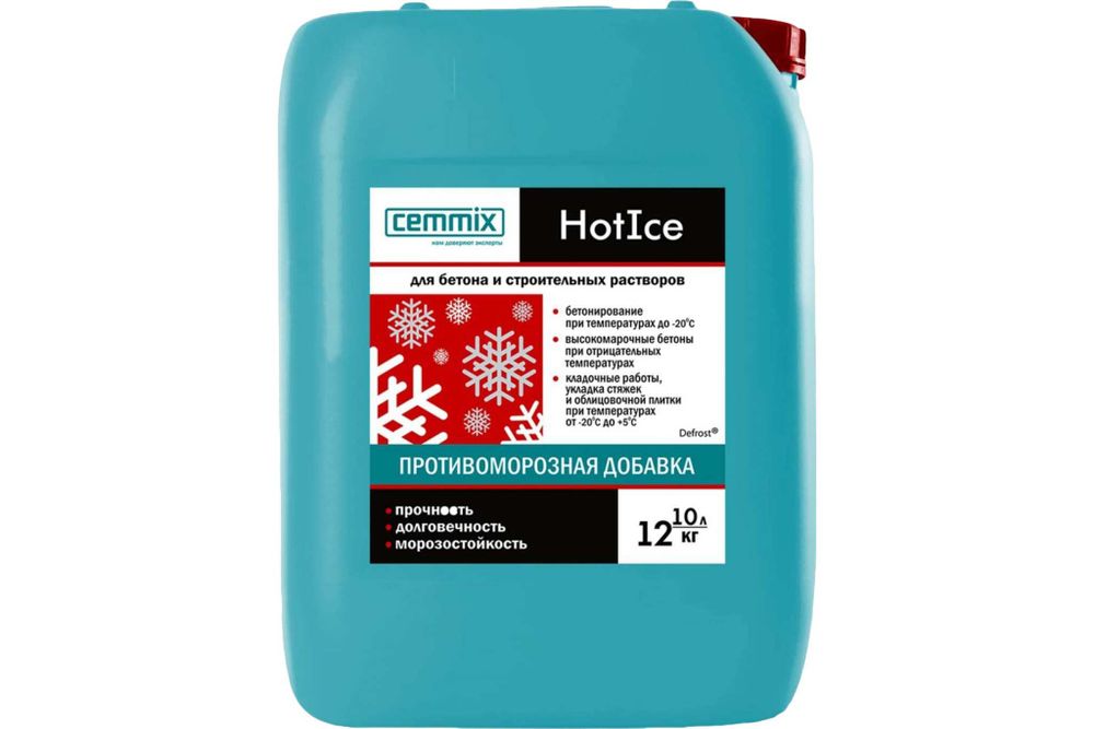 Противоморозная добавка Cemmix HotIce 10 л 206786