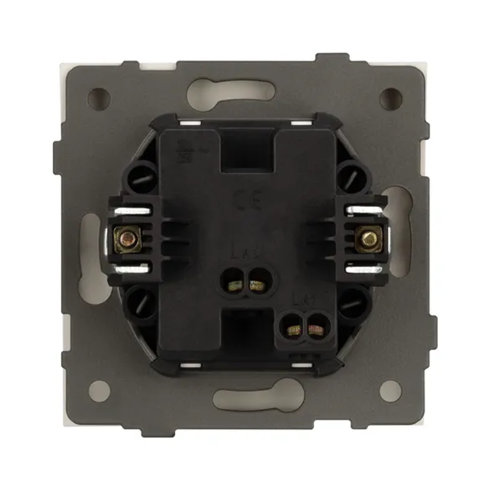 Механизм выключателя одноклавишный непроходной SWT-TENDO-MK01-SFPL-GD (230V, 10A) (Arlight, -) 054567