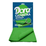 Салфетка из микрофибры Dora "Антипыль", 30х30см