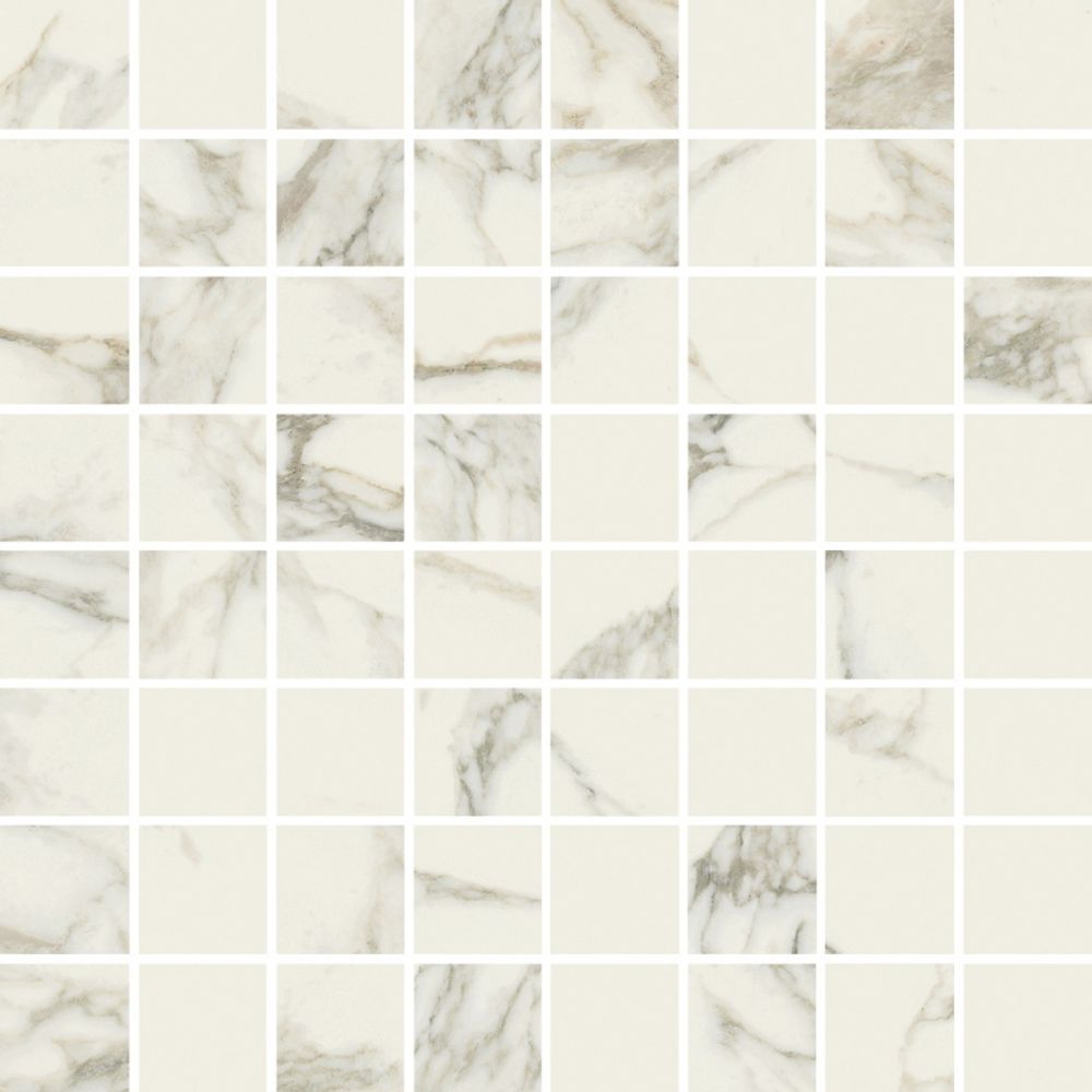 Мозаика Charme Deluxe Arabescato White Lux Mosaico 3.5х3.5 29.2x29.2