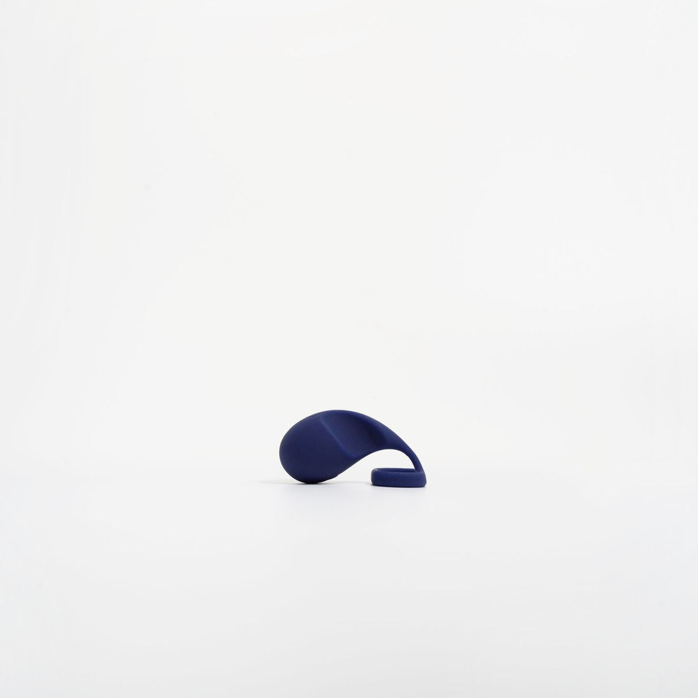 Вибростимулятор на палец Sose Lunar, 5,9 см, платиновый силикон