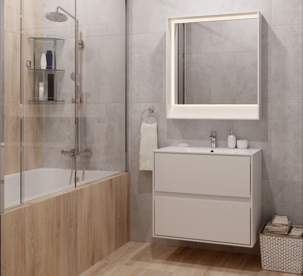 Керамогранит LB Ceramics Софт Вуд 30x60 см 1.44 м² матовый цвет серый