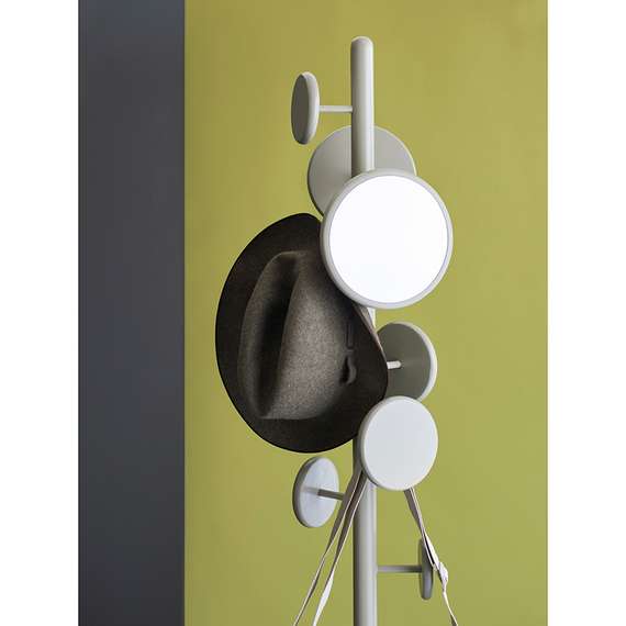 Вешалка напольная с полкой lingon, слоновая кость