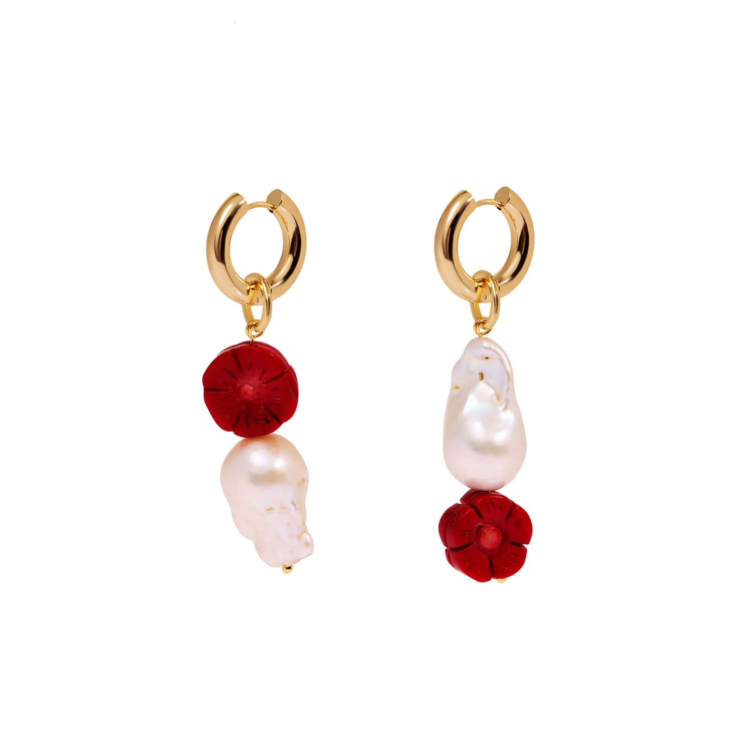 Серьги/подвески на купальник Spainish Passion Earrings - Red
