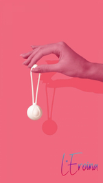 Белый вагинальный шарик LILY (Цвет: белый)