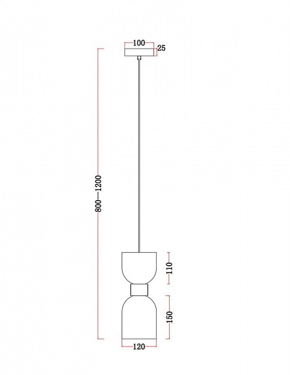 Подвесной светильник Freya Savia FR5203PL-01CH