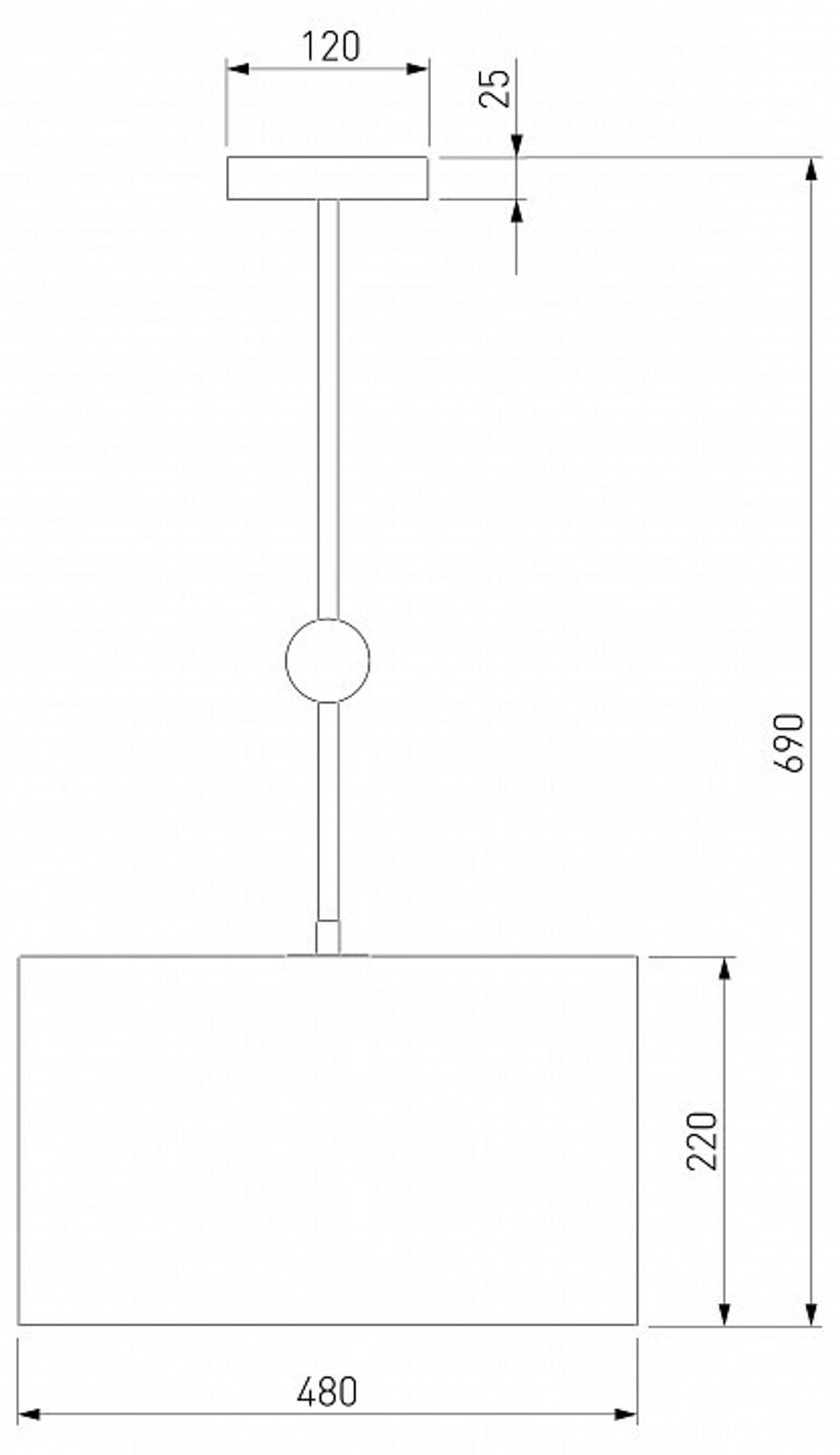 Светильник на штанге Eurosvet Brume 60174/5 латунь