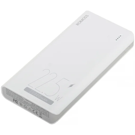 Внешний аккумулятор Romoss Sense 6F 20000mAh 3A PD 4xUSB белый