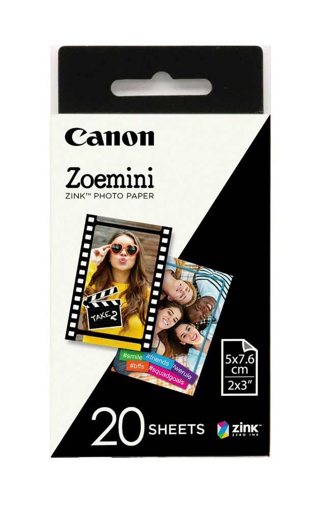 Canon ZINK ZP-2030 для Zoemini, 5x7.6 см, 20