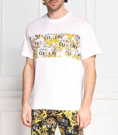 футболка Versace Jeans Couture - белый(74GAH617JS161)