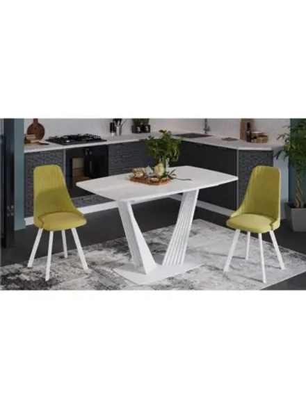 Стол кухонный обеденный раздвижной 130х80х75 см