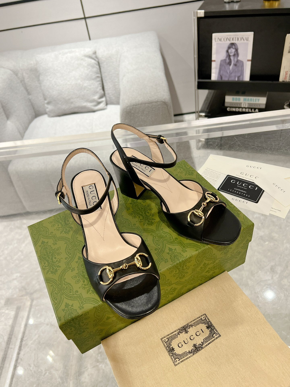 Gucci Horsebit Sandal 6.5 cm