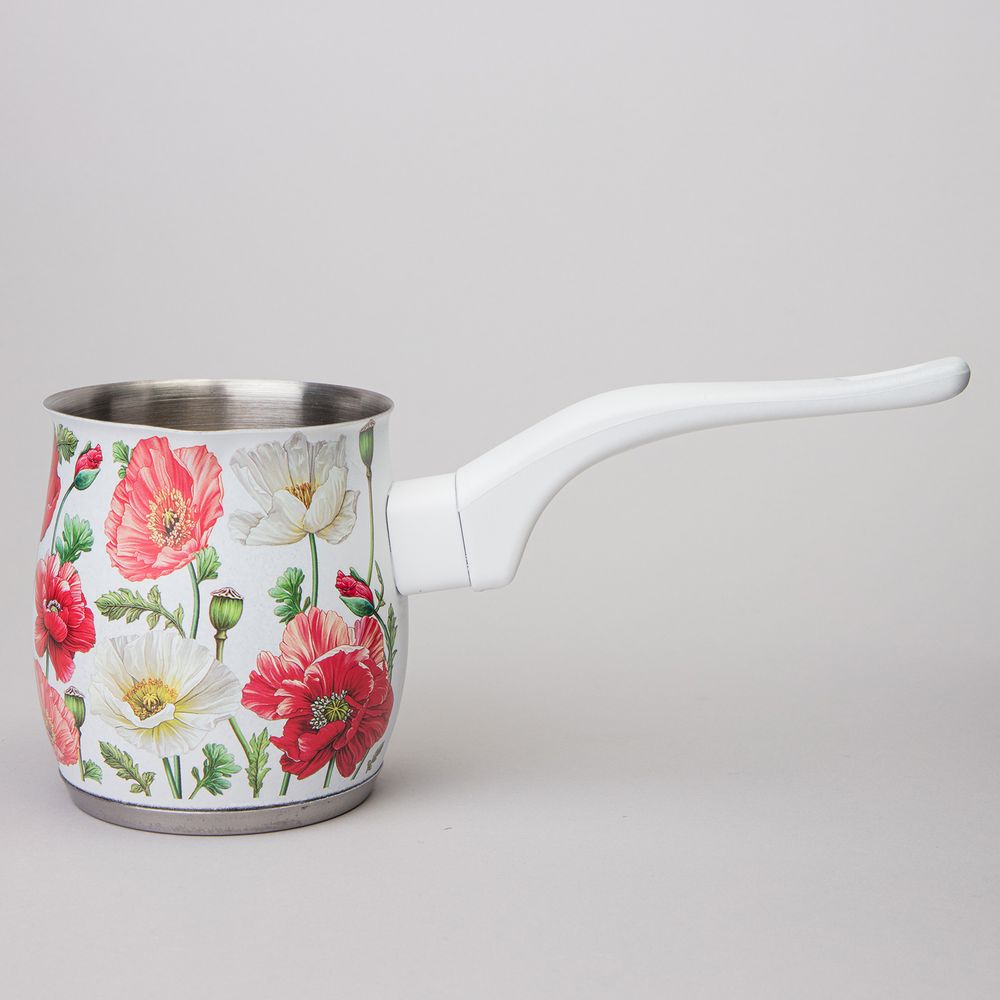 ТУРКА AGNESS "БЕЛЫЕ МАКИ" 340 МЛ МАЛ=12ШТ