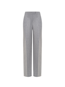 Брюки шерстяные с защипами