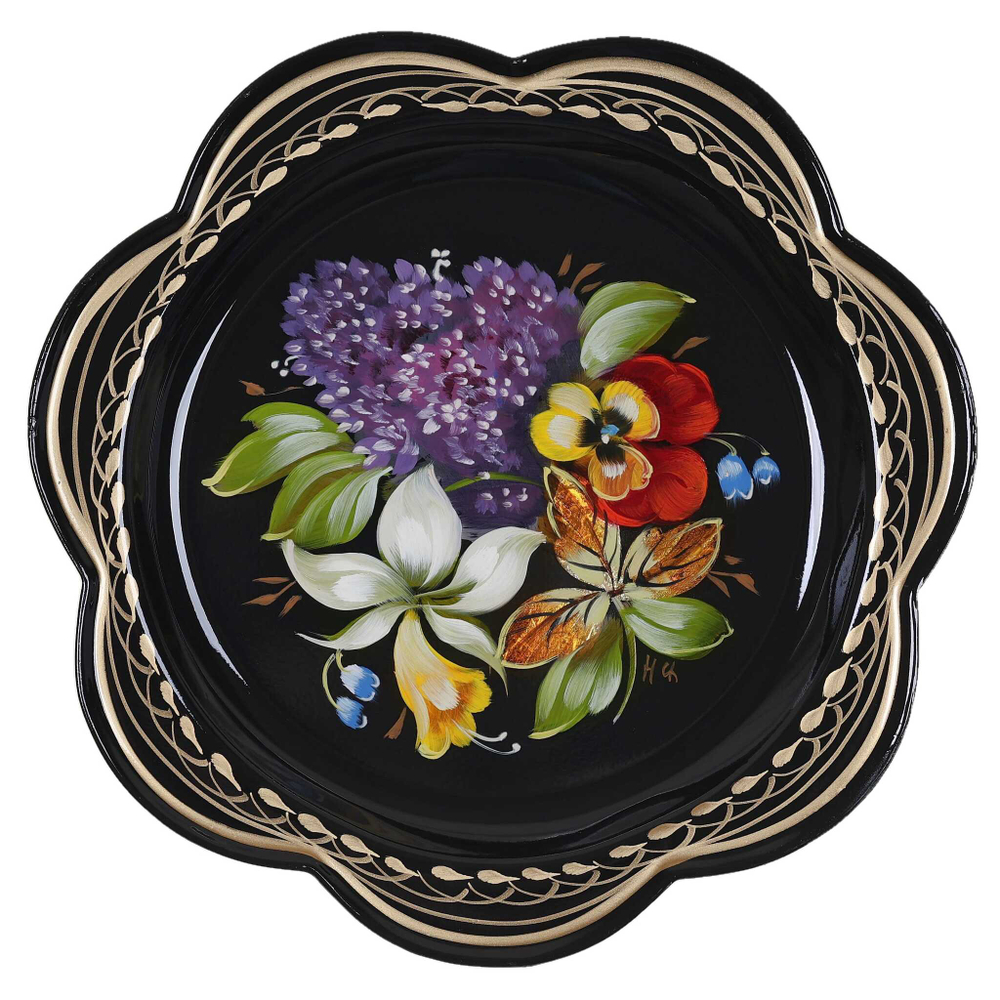 Zhostovo metal tray A1D070425287