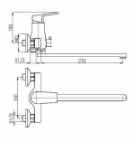 Смеситель для ванны Rav-Slezak COLORADO CO353.5CMATZ
