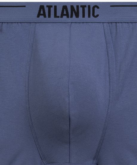 Трусы мужские боксеры (3шт) Atlantic 3MH-011, хлопок, светлый деним + индиго + темно-зеленый