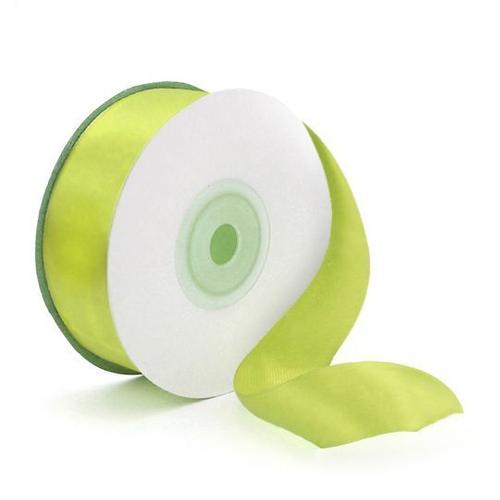 Лента Атлас Свежая зелень / 7 мм * 22,85 м