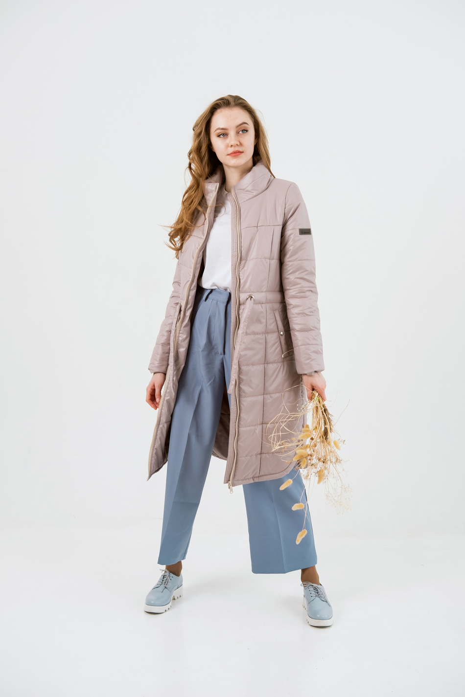 Пальто "Слим" кофе