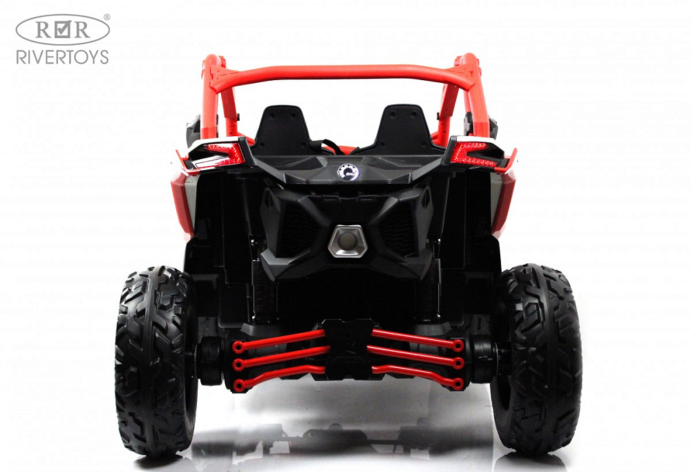 Детский электромобиль RiverToys BRP Can-Am Maverick Y111YY красный