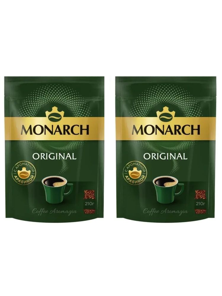 Кофе растворимый Monarch Original пакет 210 г x 2 шт