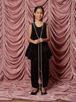 Велюровые брюки оверсайз Mjölk Black