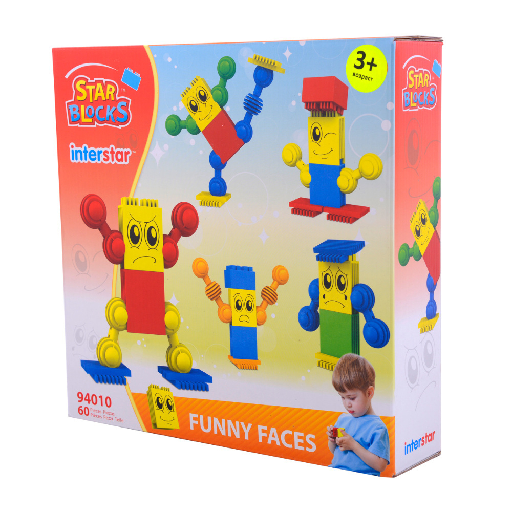 Конструктор Забавные лица Interstar 94010