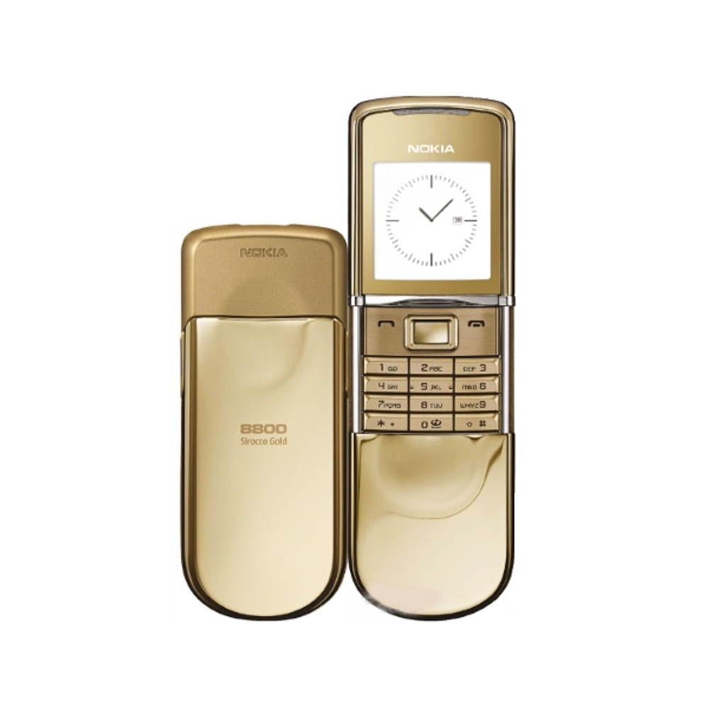 Мобильный телефон Nokia 8800 Sirocco Edition Gold Купить. Цена в России,  Москве, Санкт Петербурге, Краснодаре, Челябинске, Новосибирске