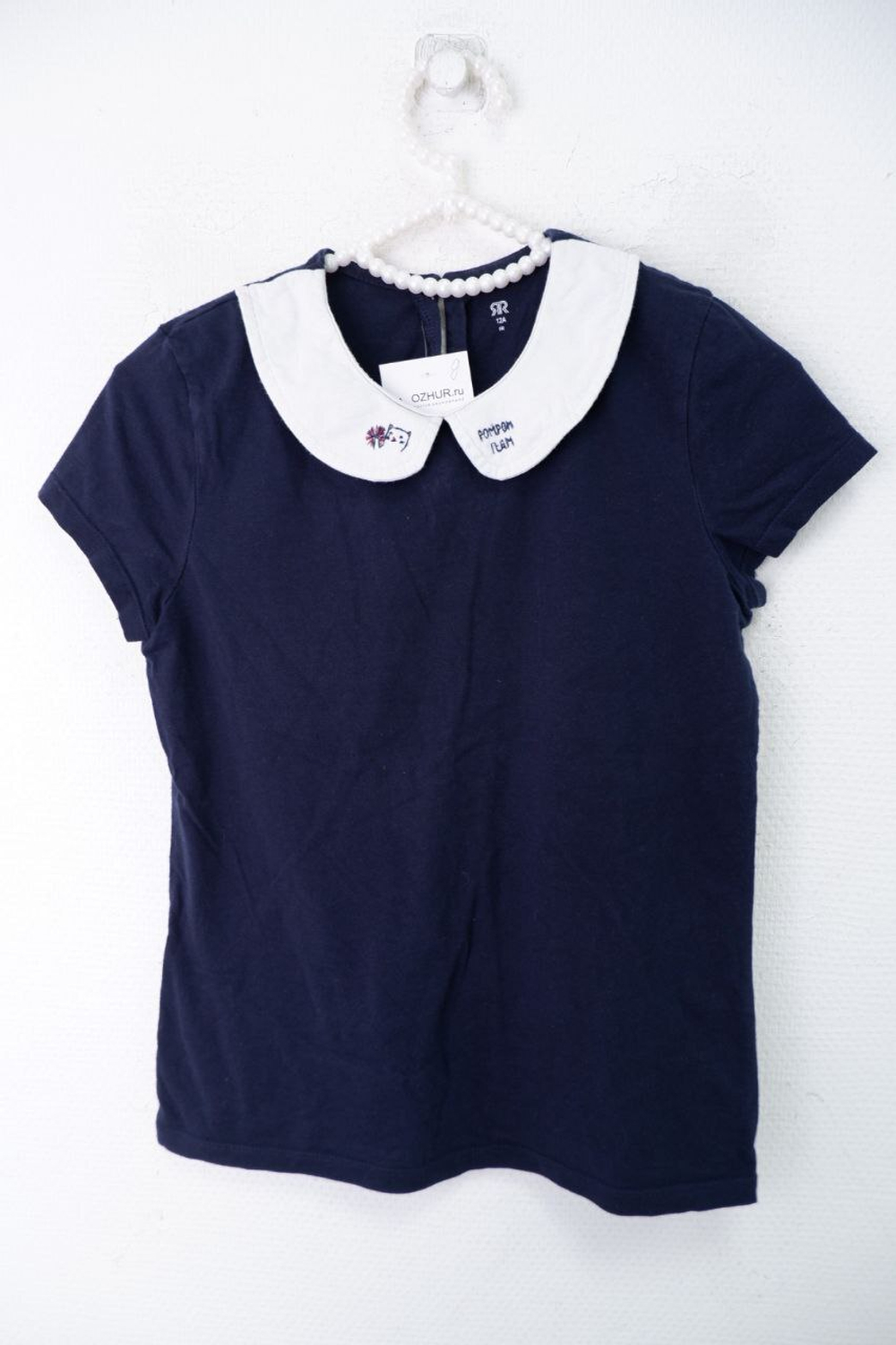 Футболка ЯR с воротничком на 12 лет