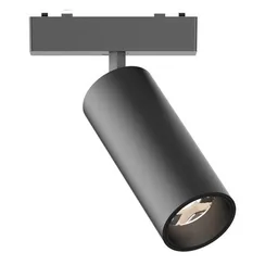ST677.436.18 Магнитный трековый светильник Черный LED 1*18W 3000K 1 060Lm Ra>90 IP20 D55xH135 48V СКАЙФЛЕТ
