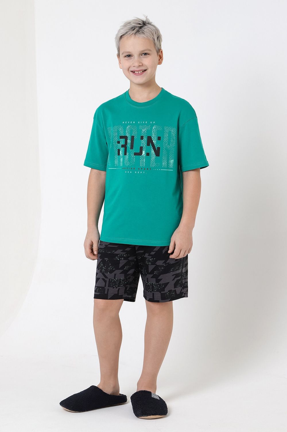 Костюм для мальчика Галилео-2 Виотекс ЗЕЛЁНЫЙ