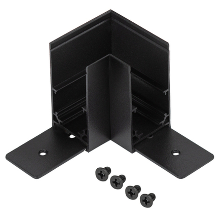 Коннектор ЭРА TRM-S20-CC BK для магнитного шинопровода угловой черный для системы NOVA