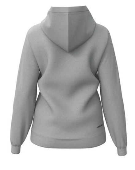 Женская Кофта теннисная Head Club Original Hoodie FZ - серый