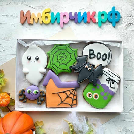 Имбирные пряники Хэллоуин