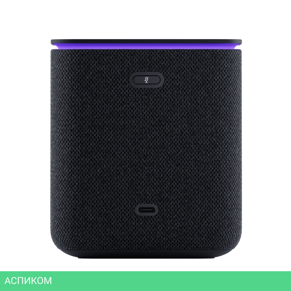 Умная колонка Яндекс Станция Миди черный (YNDX-00054BLK)