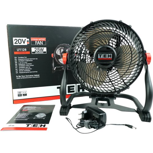 Вентилятор аккумуляторный 20V (без АКБ и ЗУ) TEH LF1128